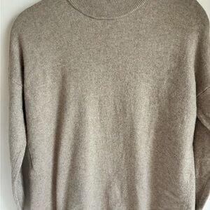 Madewell Turtleneck Sweater in Light Beige